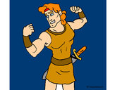Dibujo Hércules pintado por ssashaa