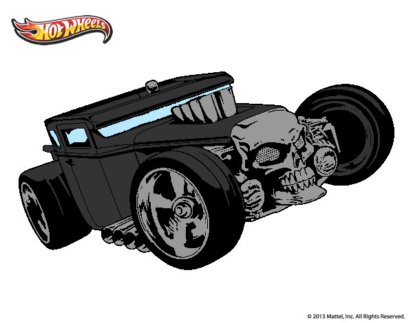 Dibujo Hot Wheels Bone Shaker pintado por STEVEN20