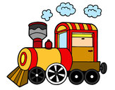 Dibujo Locomotora de vapor pintado por gattiyl
