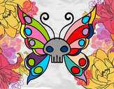 Dibujo Mariposa Emo pintado por evichi