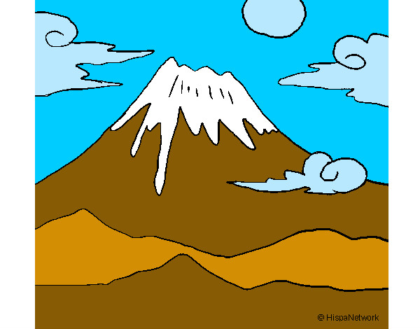 Dibujo de Monte Fuji pintado por Amalia en Dibujos.net el día 12 ...