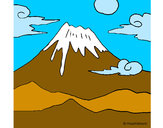 Dibujo Monte Fuji pintado por amalia