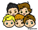 Dibujo One Direction 2 pintado por jespayne