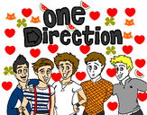 Dibujo One Direction 3 pintado por TinaMalik