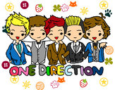 Dibujo One direction pintado por tuna1