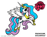 Dibujo Princess Celestia pintado por sofia1990