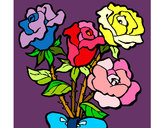 Dibujo Ramo de rosas pintado por Yuyitp 