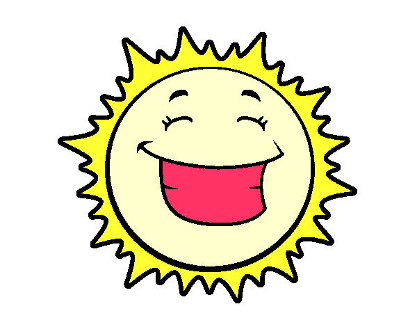 Dibujo Sol sonriendo pintado por cryse