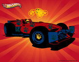 Dibujo Hot Wheels Tyrrell P34 pintado por enolaco