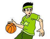 Dibujo Jugador de básquet junior pintado por carolaz