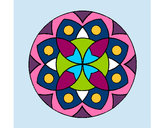 Dibujo Mandala 13 pintado por denarosa