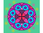 Dibujo Mandala 13 pintado por normaglady