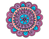 Dibujo Mandala alegre pintado por angel989