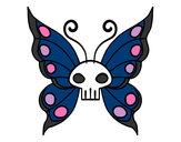 Dibujo Mariposa Emo pintado por rockerita