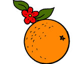 Dibujo naranja pintado por Mailyn36