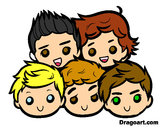 Dibujo One Direction 2 pintado por dani9320jd