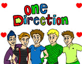 Dibujo One Direction 3 pintado por ZAMANTA