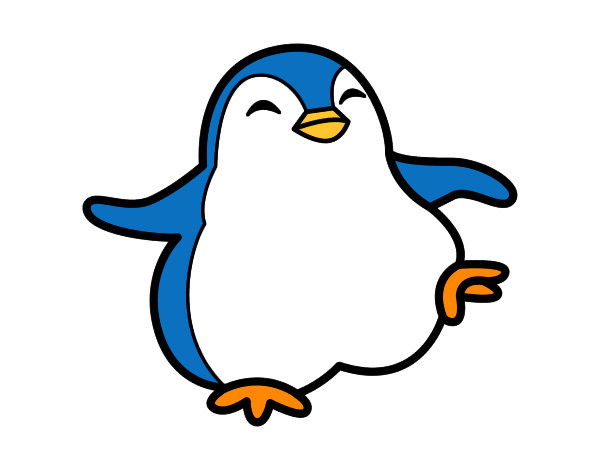 Dibujo Pingüino bailando pintado por lolirock