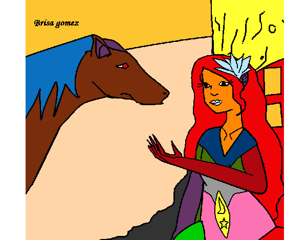 Princesa y caballo 1