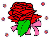 Dibujo Rosa, flor pintado por violartina