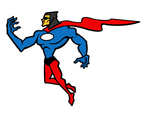 Dibujo Superhéroe poderoso pintado por MATIASXC