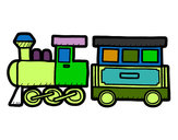 Dibujo Tren alegre pintado por kuankldu