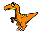 Dibujo Velociraptor bebé pintado por IsaSofia