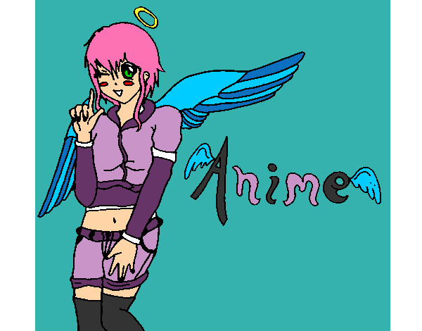 Dibujo Anime pintado por candy11