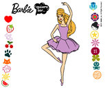 Dibujo Barbie bailarina de ballet pintado por clowden200