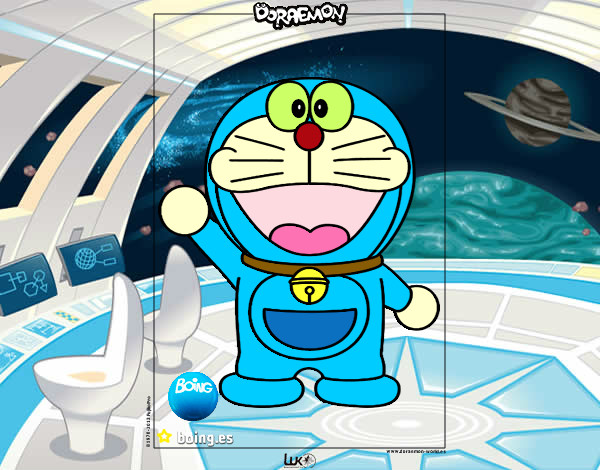 Dibujo Doraemon pintado por Miri2
