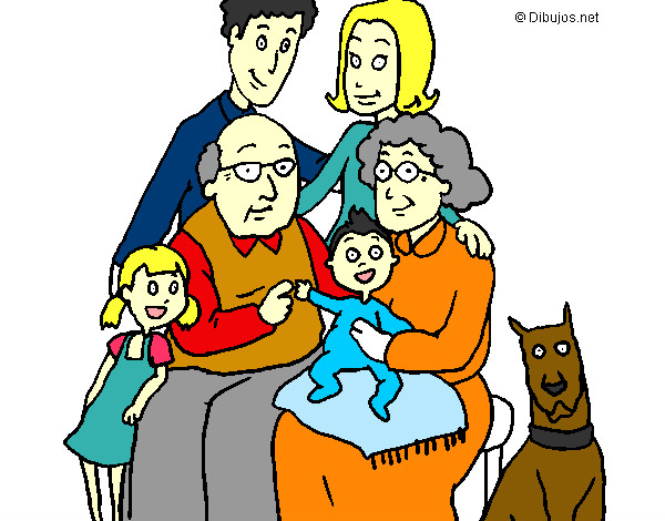 Dibujo Familia pintado por lalm