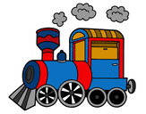 Dibujo Locomotora de vapor pintado por veris0628