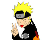 Dibujo Naruto sacando lengua pintado por germax