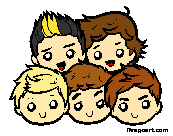 Dibujo One Direction 2 pintado por Mayraa
