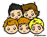 Dibujo One Direction 2 pintado por pekke