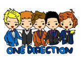 Dibujo One direction pintado por YuliyGabo