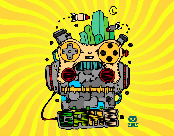 Dibujo Robot game pintado por Lauriscus