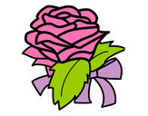 Dibujo Rosa, flor pintado por tatiana125