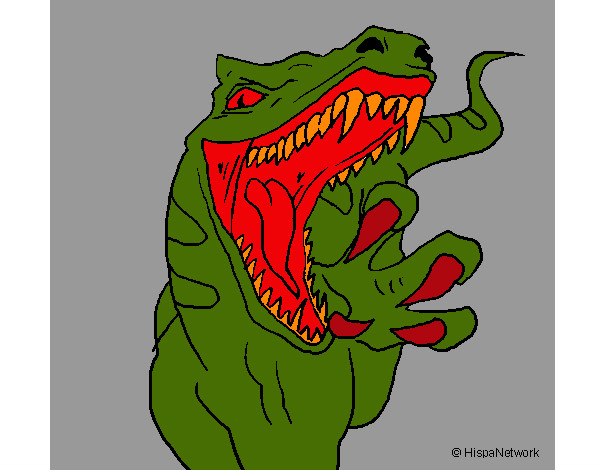 Dibujo Velociraptor II pintado por AndresO