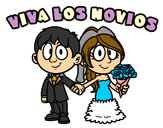 Dibujo Viva los novios pintado por hasbleiddy