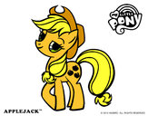 Dibujo Applejack pintado por Seysmar