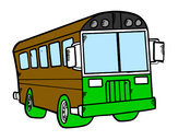 Dibujo Autobús del colegio pintado por 3128