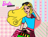 Dibujo Barbie con bolsas pintado por Ally12