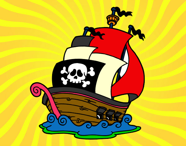 Dibujo Barco de piratas pintado por Alvaro2006