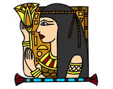 Dibujo Cleopatra pintado por jimee