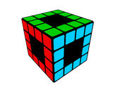 Dibujo Cubo de Rubik pintado por MAITCU