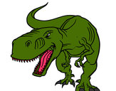 Dibujo Dinosaurio enfadado pintado por chepe