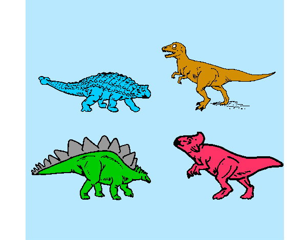 Dibujo Dinosaurios de tierra pintado por AndresO