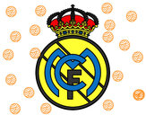 Dibujo Escudo del Real Madrid C.F. pintado por andere