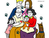 Dibujo Familia pintado por johana743